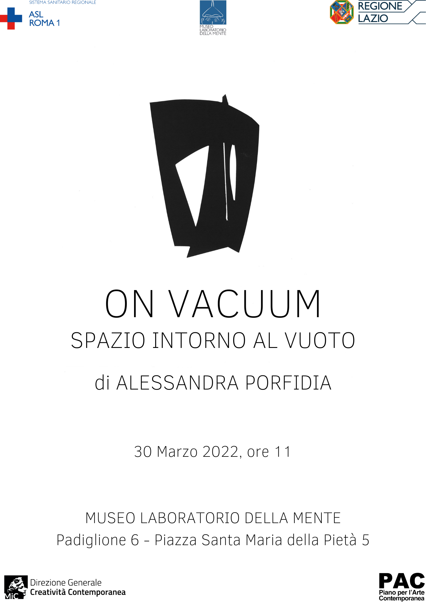Alessandra Porfidia - On Vacuum Spazio intorno al vuoto
